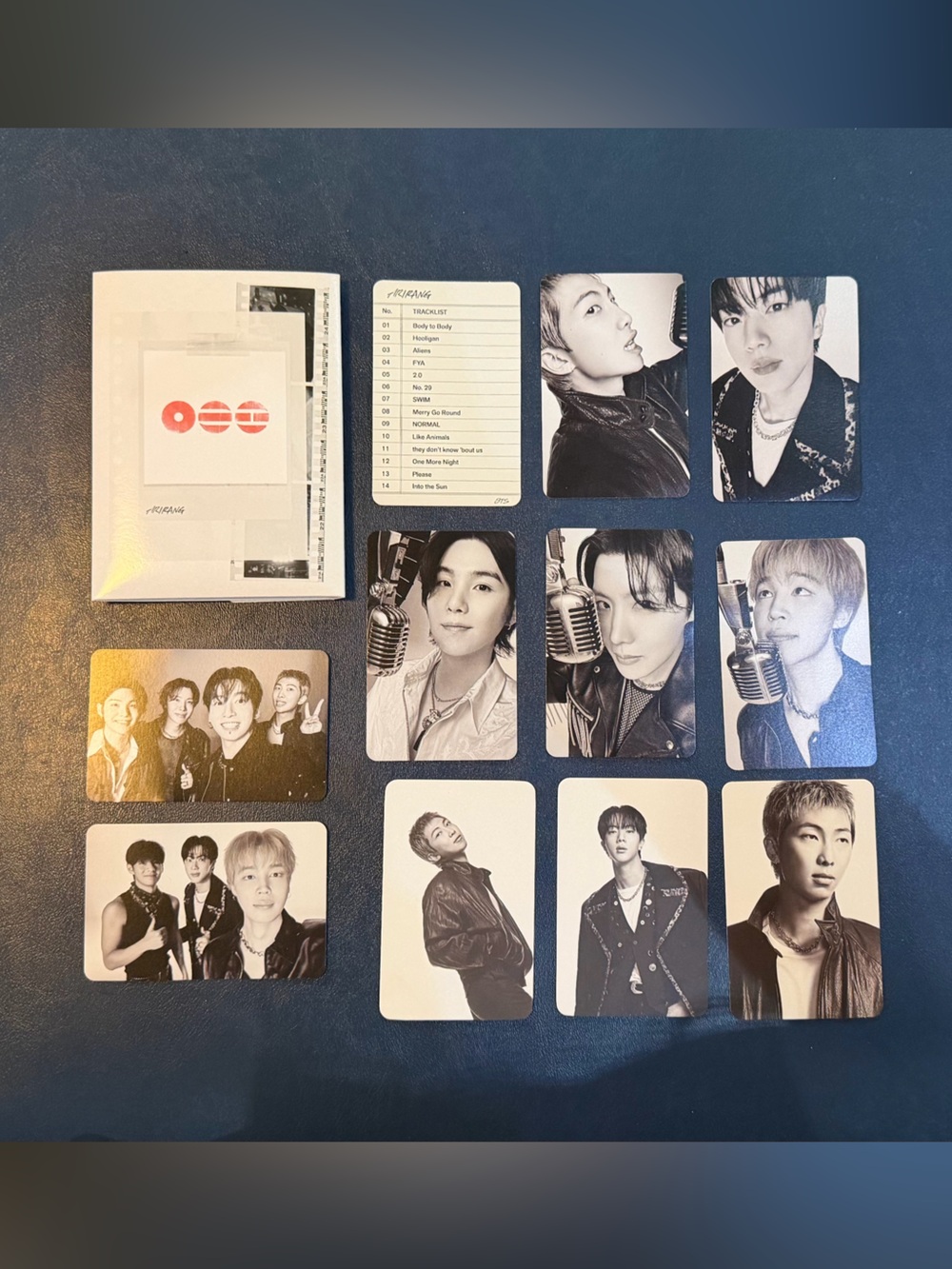 BTS photo cards